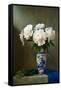 Still Life with White Peonies-martateron-Framed Stretched Canvas