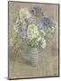 Still Life with White Phlox, Blue Agapanthus and Scabious-Maurice Sheppard-Mounted Giclee Print