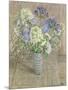 Still Life with White Phlox, Blue Agapanthus and Scabious-Maurice Sheppard-Mounted Giclee Print