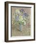 Still Life with White Phlox, Blue Agapanthus and Scabious-Maurice Sheppard-Framed Premium Giclee Print
