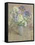 Still Life with White Phlox, Blue Agapanthus and Scabious-Maurice Sheppard-Framed Stretched Canvas