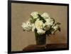 Still Life with White Roses, 1885-Henri Fantin-Latour-Framed Giclee Print