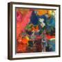 Still Life with White Roses-Peter Graham-Framed Giclee Print