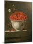 Still Life with Wild Strawberries in a Chinese Bowl-Adrian Coorte-Mounted Giclee Print