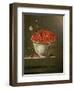 Still Life with Wild Strawberries in a Chinese Bowl-Adrian Coorte-Framed Giclee Print