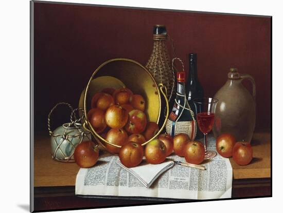 Still Life with Wine and Apples. Hope-Thomas H. Hope-Mounted Giclee Print