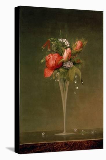 Still Life with Wine Glass, 1860-Martin Johnson Heade-Stretched Canvas