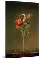 Still Life with Wine Glass, 1860-Martin Johnson Heade-Mounted Giclee Print