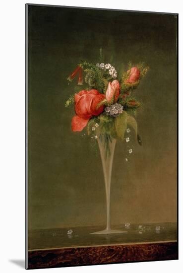 Still Life with Wine Glass, 1860-Martin Johnson Heade-Mounted Giclee Print