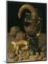 Still-Life with Wine Glass, Pretzel, Nuts and Almonds, 1637-Georg Flegel-Mounted Giclee Print