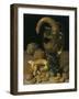 Still-Life with Wine Glass, Pretzel, Nuts and Almonds, 1637-Georg Flegel-Framed Giclee Print