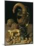 Still-Life with Wine Glass, Pretzel, Nuts and Almonds, 1637-Georg Flegel-Mounted Giclee Print