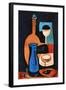 Still Life with Wine-Treechild-Framed Giclee Print