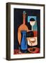 Still Life with Wine-Treechild-Framed Giclee Print