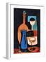 Still Life with Wine-Treechild-Framed Giclee Print