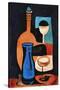 Still Life with Wine-Treechild-Stretched Canvas