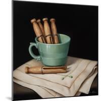 Still Life with Wooden Pegs-Catherine Abel-Mounted Giclee Print