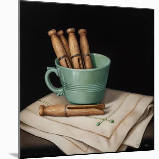 Still Life with Wooden Pegs-Catherine Abel-Mounted Giclee Print