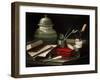 Still Life with Writing Implements, Late 17th or Early 18th Century-Cristoforo Monari-Framed Giclee Print