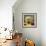 Still Life with Yellow-Malva-Framed Giclee Print displayed on a wall