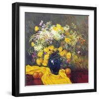 Still Life with Yellow-Malva-Framed Giclee Print