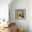 Still Life with Yellow-Malva-Framed Giclee Print displayed on a wall