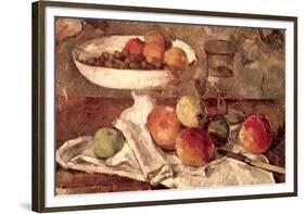 Still Life-Paul Cézanne-Framed Art Print