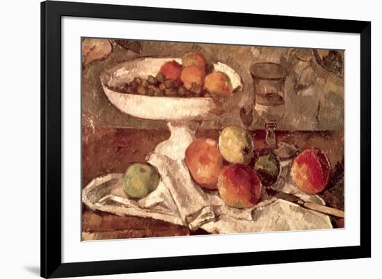 Still Life-Paul Cézanne-Framed Art Print