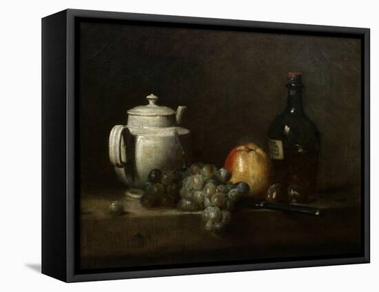 Still-Life-Jean-Baptiste Simeon Chardin-Framed Stretched Canvas