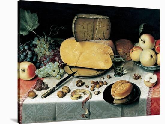 Still Life-Floris Claesz. Van Dyck-Stretched Canvas