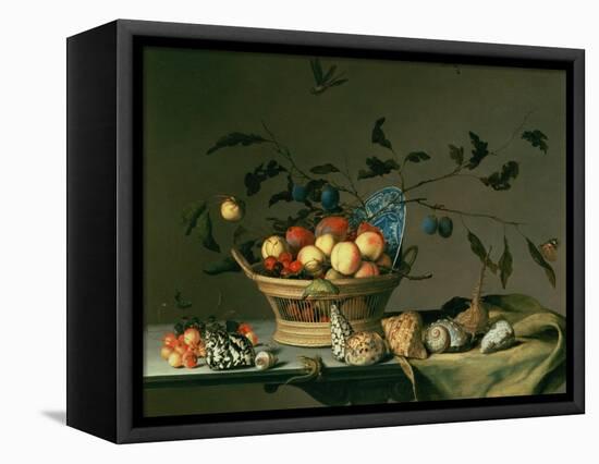 Still Life-Balthasar van der Ast-Framed Stretched Canvas