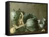 Still Life-Caravaggio-Framed Stretched Canvas