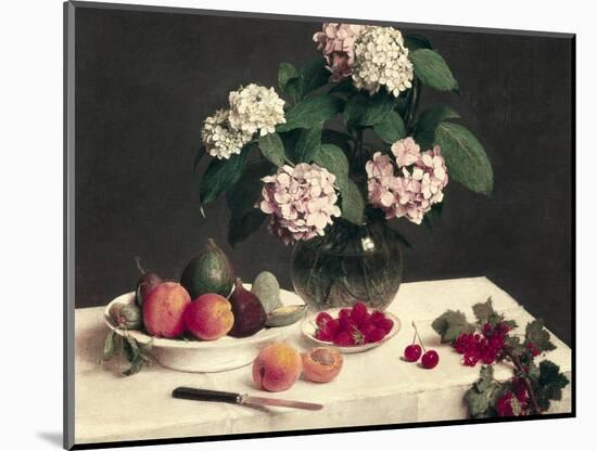 Still Life-Henri Fantin-Latour-Mounted Art Print