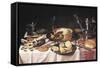 Still Life-Pieter Claesz-Framed Stretched Canvas