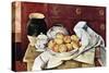 Still Life-Paul Cézanne-Stretched Canvas