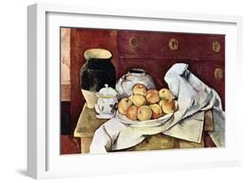 Still Life-Paul Cézanne-Framed Art Print