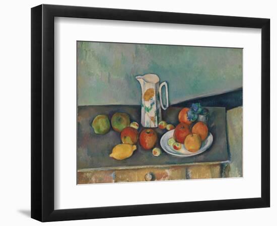 Still Life-Paul Cézanne-Framed Premium Giclee Print