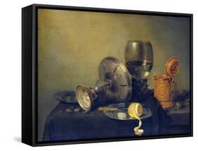 Still Life-Willem Claesz. Heda-Framed Stretched Canvas