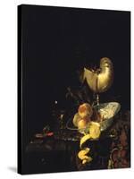 Still Life-Willem Kalf-Stretched Canvas