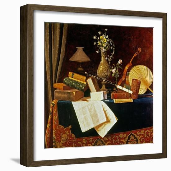 Still Life-William Michael Harnett-Framed Giclee Print