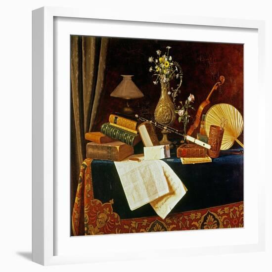 Still Life-William Michael Harnett-Framed Giclee Print