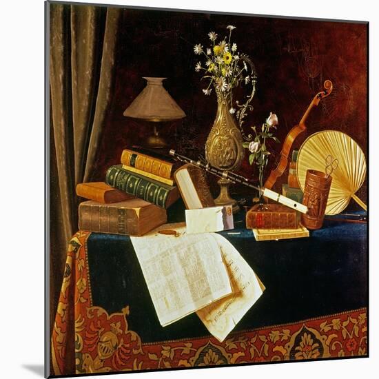 Still Life-William Michael Harnett-Mounted Giclee Print