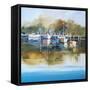 Still Moorings, Metung-Craig Trewin Penny-Framed Stretched Canvas