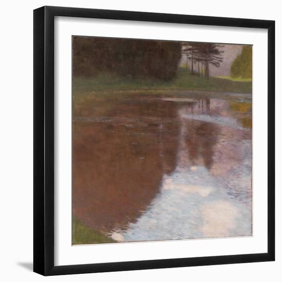 Still Pond, 1899-Gustav Klimt-Framed Giclee Print