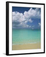 Still Turquoise Sea off Seven Mile Beach, Grand Cayman, Cayman Islands, West Indies-Ruth Tomlinson-Framed Photographic Print