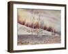 Still Water with Trees-Neela Pushparaj-Framed Giclee Print