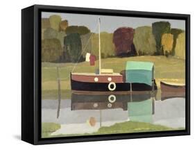 Still Water-Eric Hains-Framed Stretched Canvas