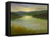 Still Waters at Sunset-Sheila Finch-Framed Stretched Canvas