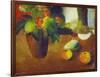 Stilleben Mit Begonie, Aepfeln Und Birne, 1914-Auguste Macke-Framed Giclee Print