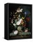 Stilleben Mit Blumenstrauss in Einer Terrakottavase, 1677-Jacob Van Walscapelle-Framed Stretched Canvas